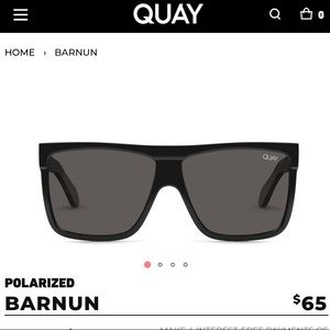 QUAY SUNGLASSES ... BARNUN TORTOISE/NVY